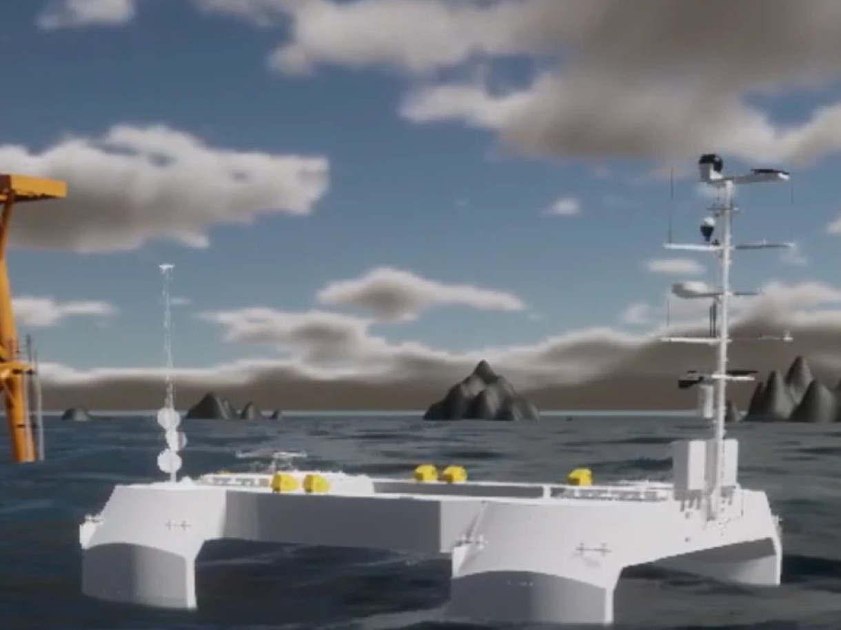A model of the ACUA Ocean H-USV in the VDARE simulation