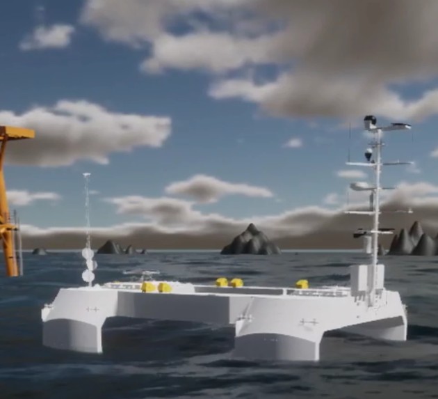 A model of the ACUA Ocean H-USV in the VDARE simulation