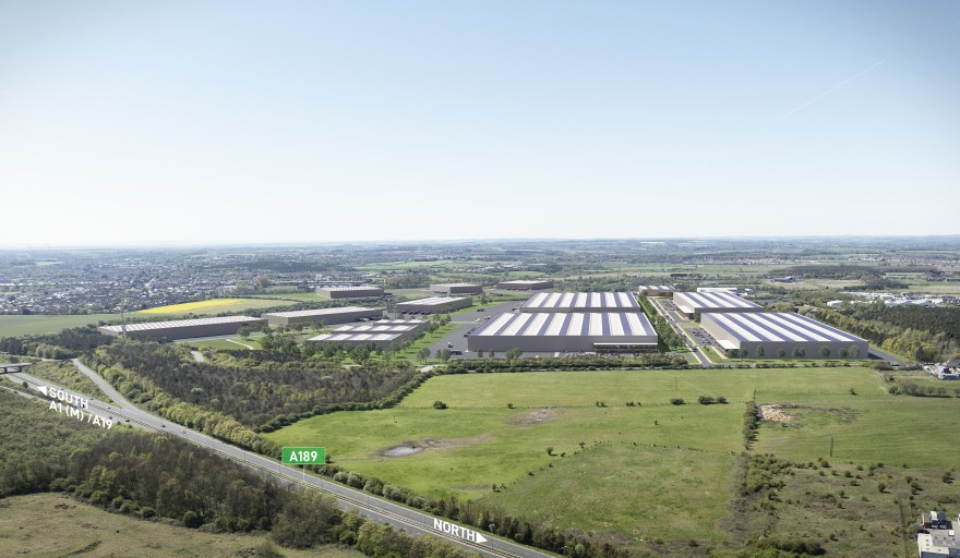 Views of Northumberland Strategic Investment Site (N-SIS) CGI